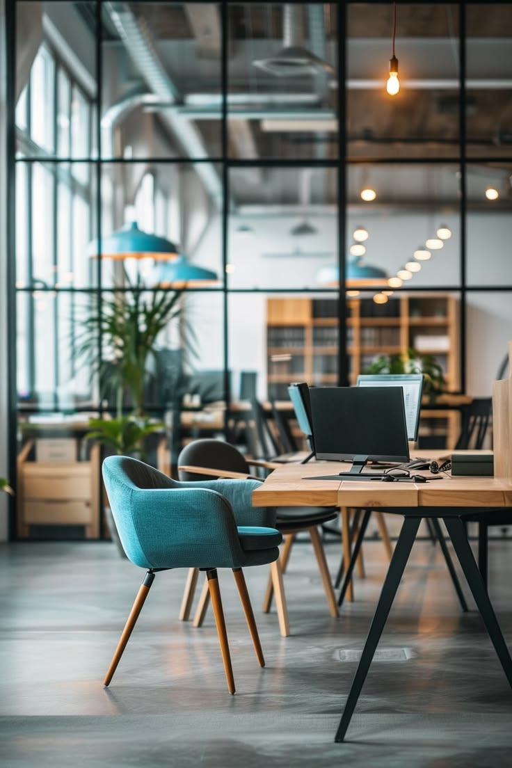 Bright modern workspace designed for comfortable daily work breaks